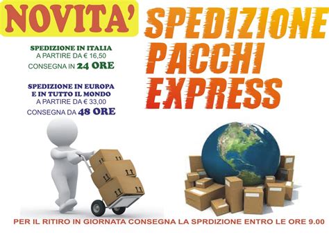 spedizione pacchi.